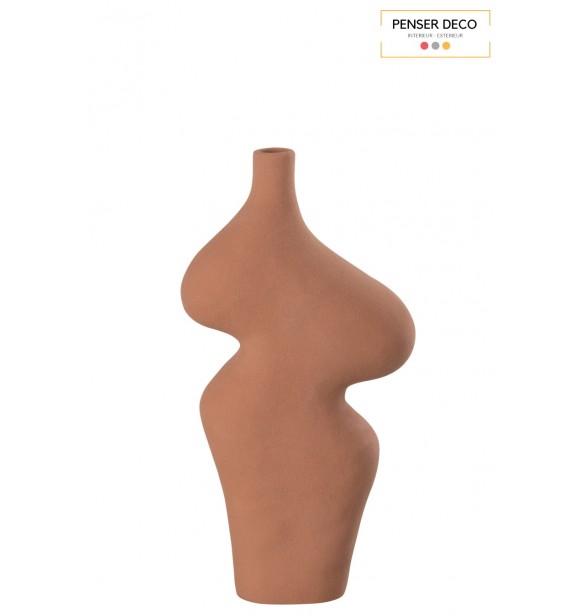 Vase Organique, Gres terracotta