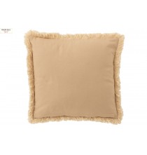 Coussin Bord Ibiza Coton 45x45cm, Beige