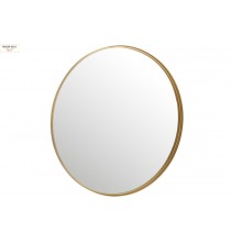 Miroir rond, Métal Or, Ø.110 cm