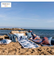 Matelas de plage Marin / Bain de soleil Blue Sone, Sud etoffe, Penser Déco