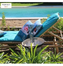 Matelas pour bain de soleil Juan Les Pins, Lagon, Sud etoffe, penser deco